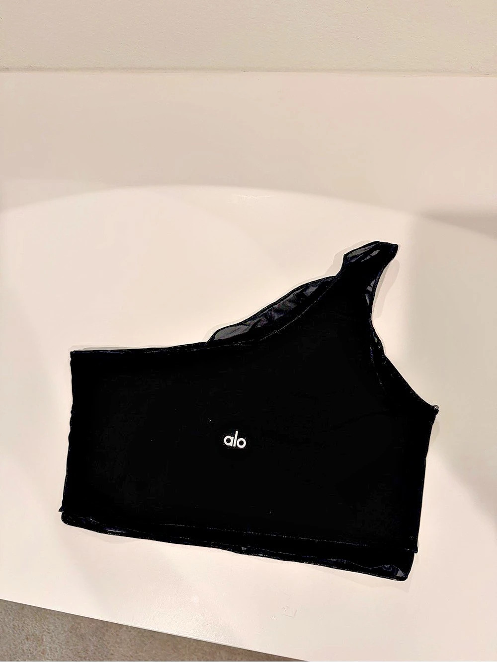 alo One-Shoulder Crop Tops 3-Piece Set